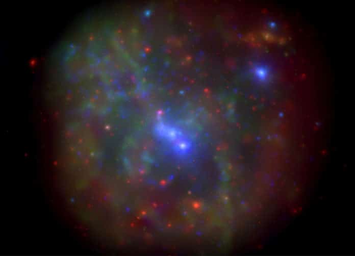 X-ray image of the galactic centre
