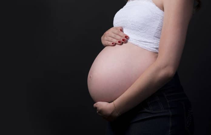 Image showing pregnant lady