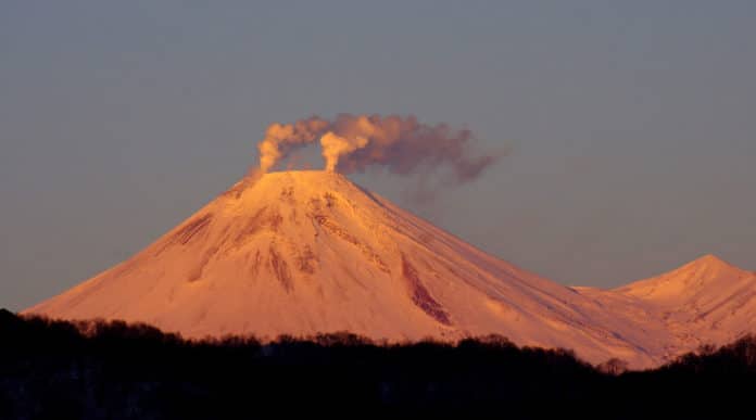 The Volcano Avachinsky Kamchatka