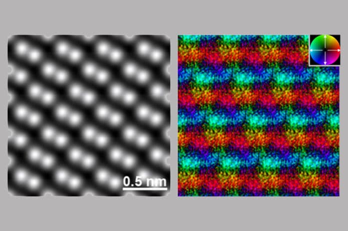 Real-space magnetic field image of an antiferromagnetic α-Fe2O3