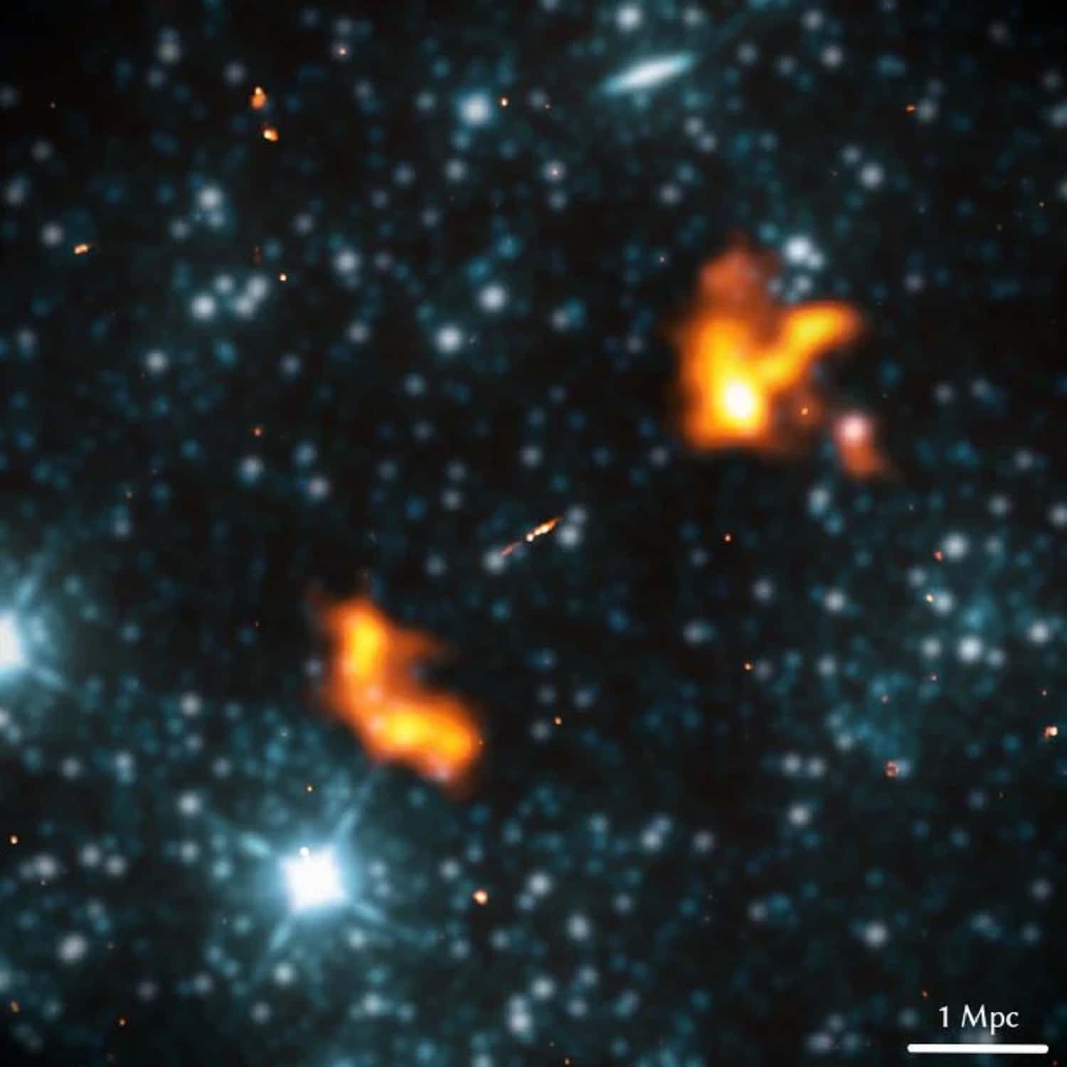 Largest radio galaxy discovered 3 billion light-years away thumbnail