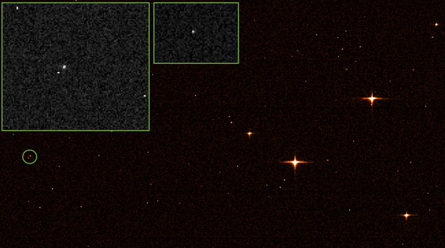 Gaia gefotografeerd door de James Webb Space Telescope