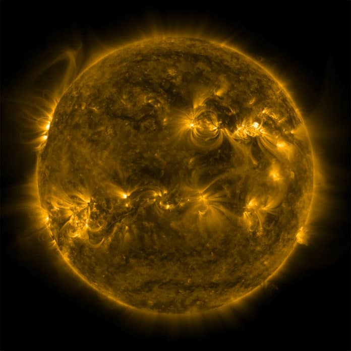 image of a solar flare