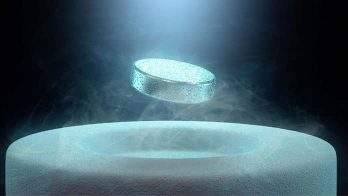 Image illustrating superconductivity