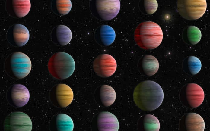 Artist’s Impression of 25 Hot Jupiters