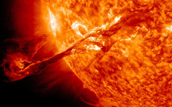 Image showing solar eruption