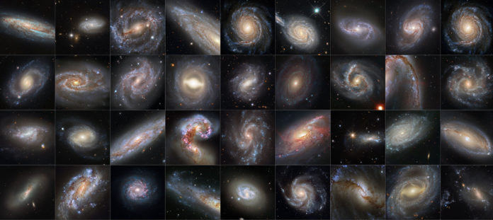 36 images from NASA's Hubble Space Telescope