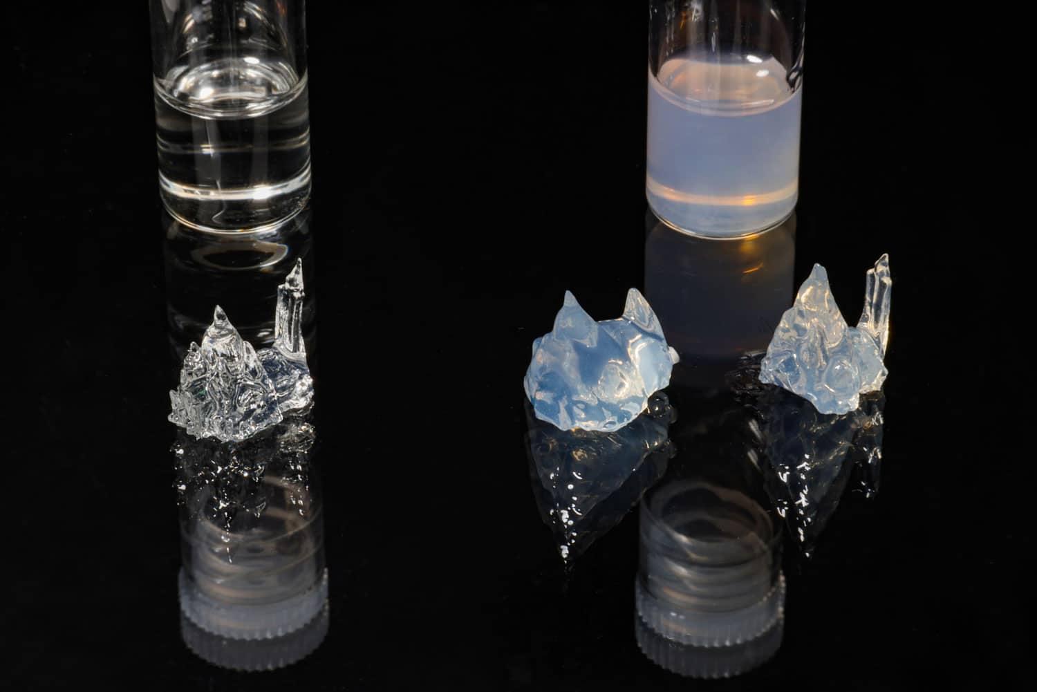 New 3D printing method uses light to make objects from opaque resin