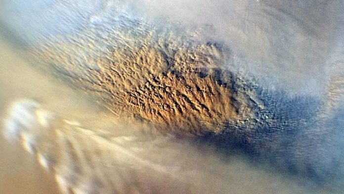 Martian dust storm