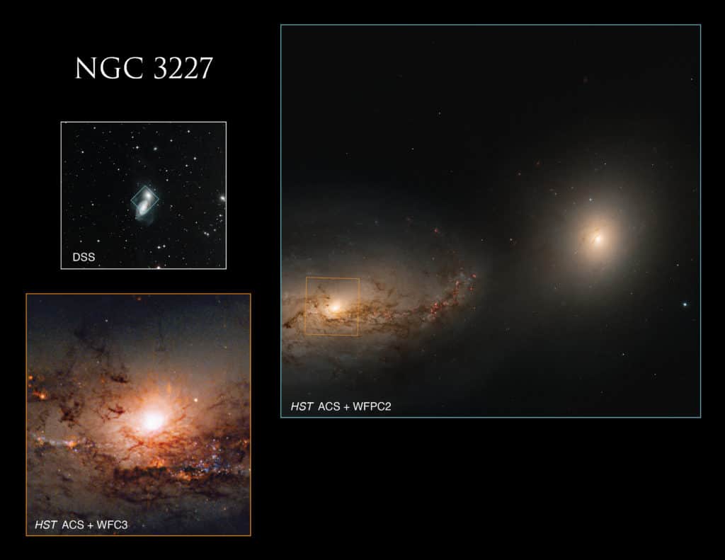 NGC 3227 and 3226