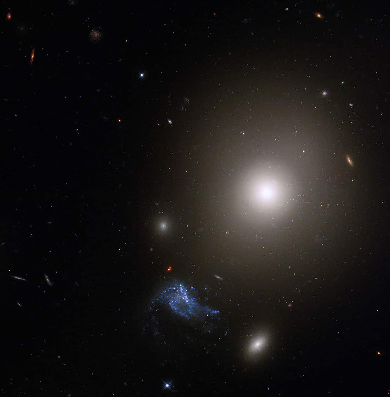 Hubble shares a stunning image of striking pair of galaxy