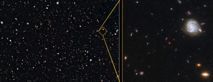 Crop of the GNZ7Q in the Hubble Goods-North field.