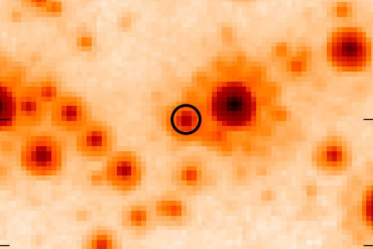 Hubble Space Telescope image of a distant star