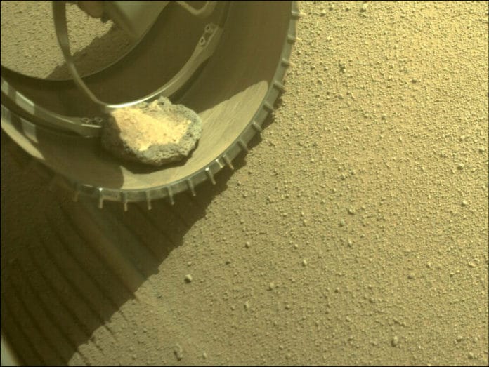 Mars Perseverance Sol 449 - Front Left Hazard Avoidance Camera