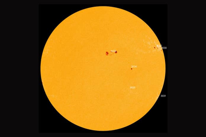 Sunspot AR3038