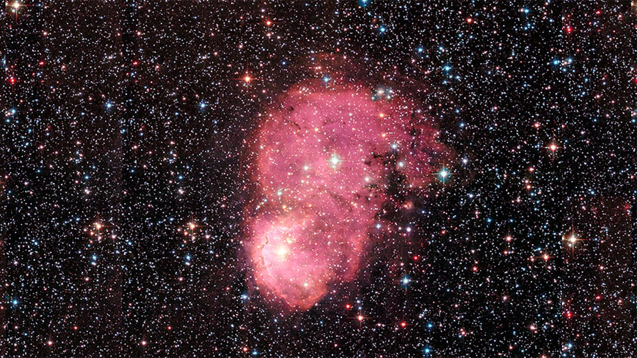 El Telescopio Espacial Hubble de la NASA ha capturado dos nebulosas de aspecto festivo