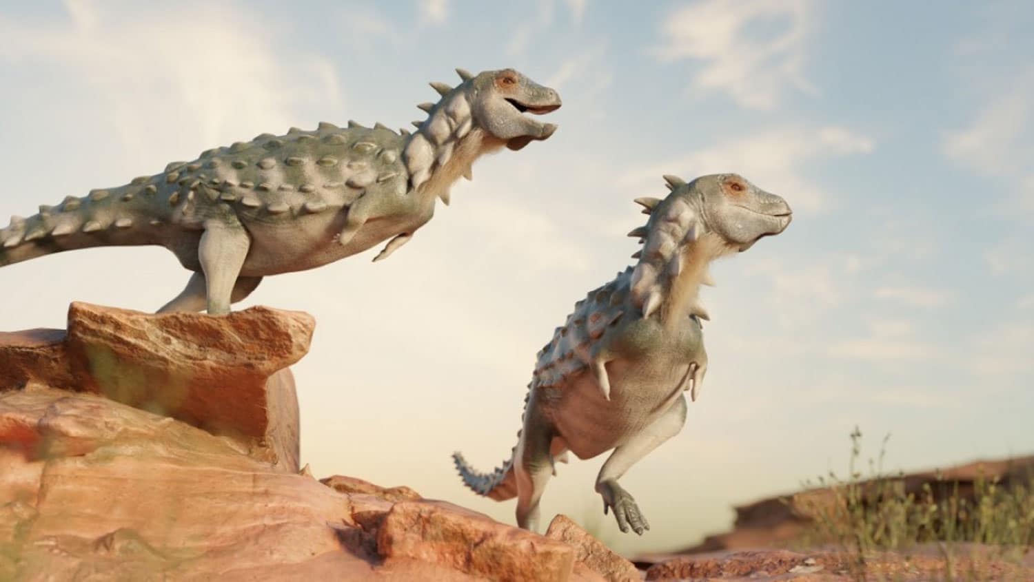 Científicos descubren el primer dinosaurio bípedo acorazado de la Patagonia