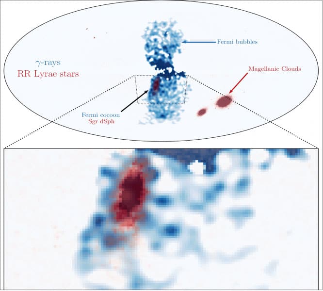 Gamma-ray image of the Fermi bubbles 