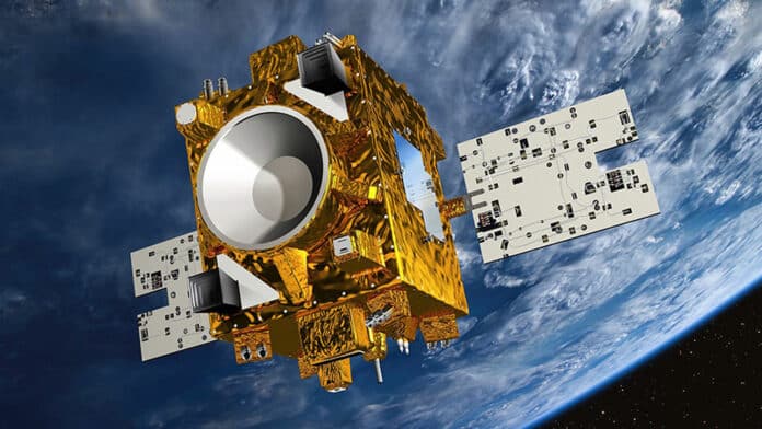 MICROSCOPE mission satellite