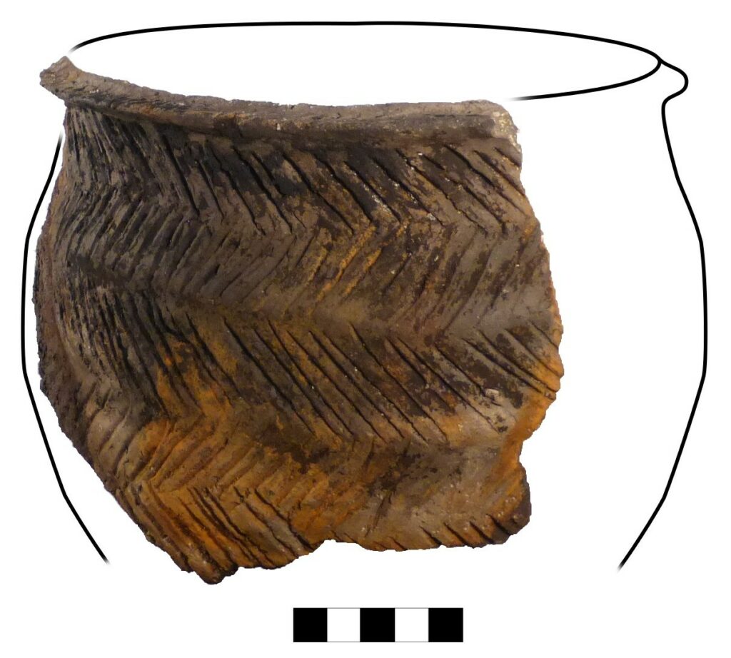 Photo reconstruction of one of the pots