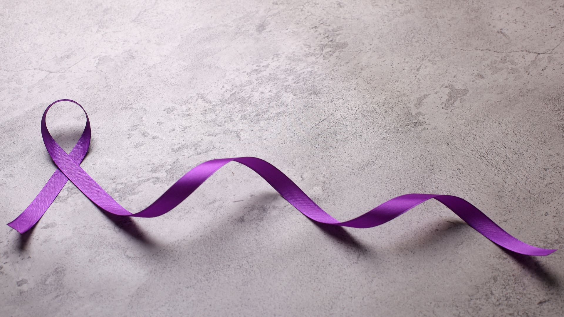 Purple ribbon for pancreatic cancer