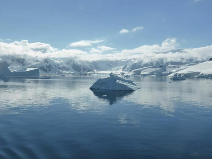 Image showing icebergs, Antarctica