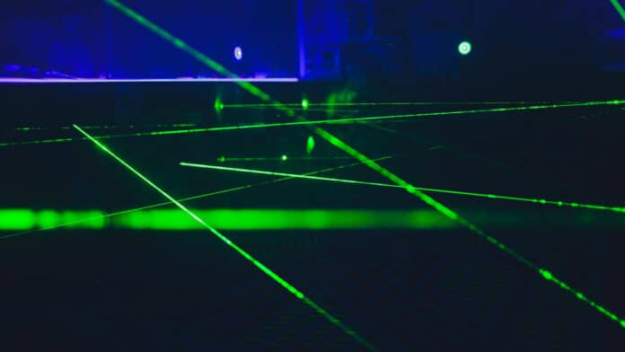 Image showing laser beam