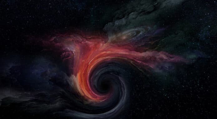 Image illustrating black hole