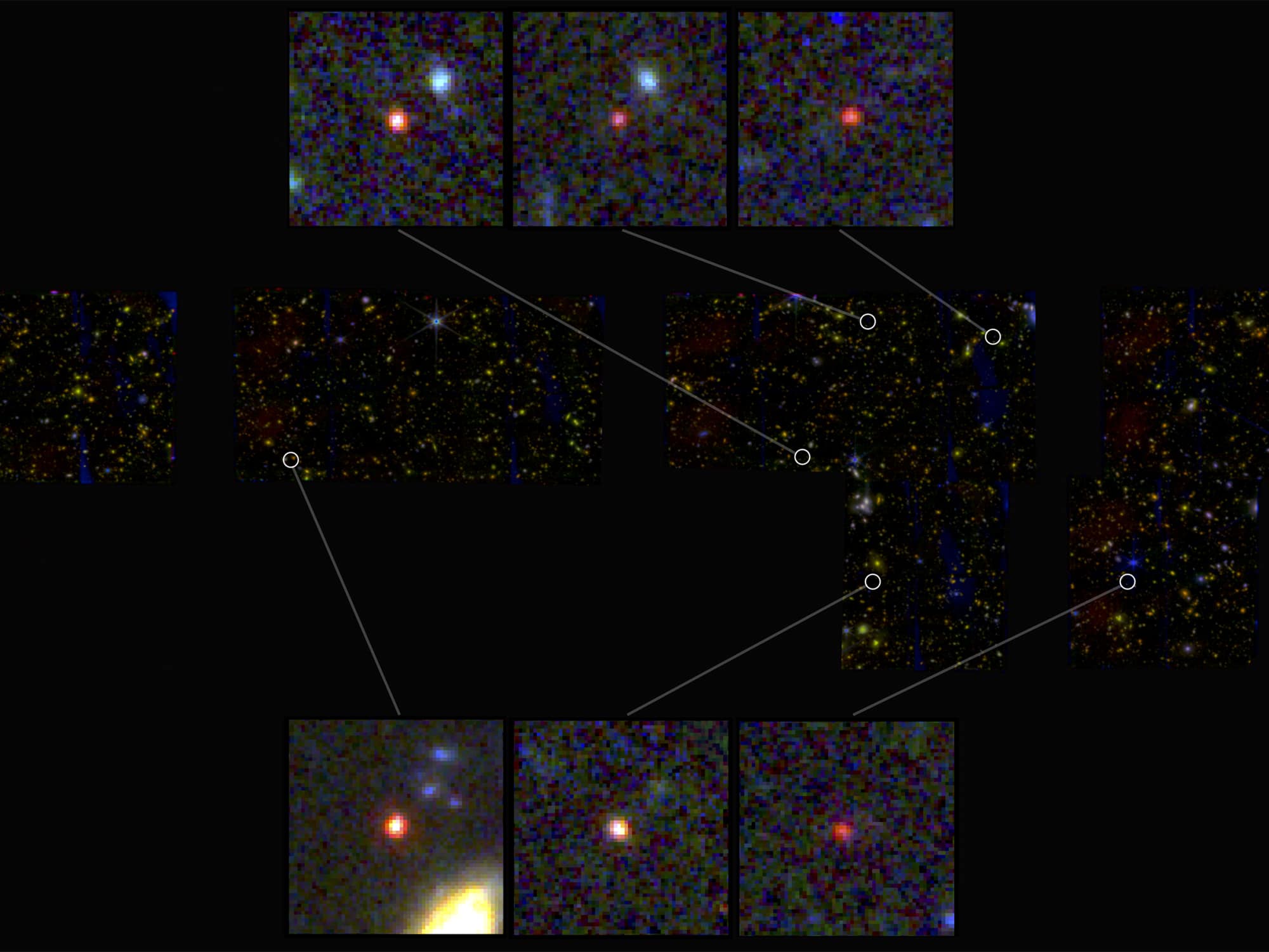 Wczesne odkrycie sześciu masywnych galaktyk stanowi wyzwanie dla wcześniejszego zrozumienia wszechświata