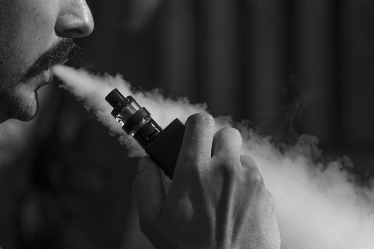 Image showing a person vaping