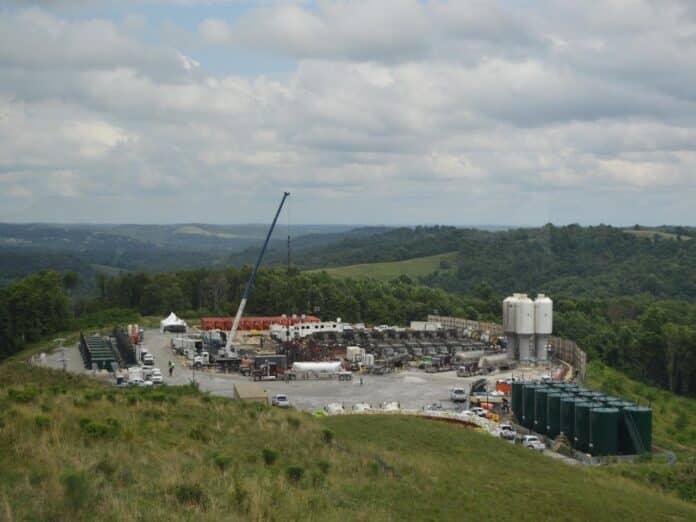 Image showing Marcellus Shale well site
