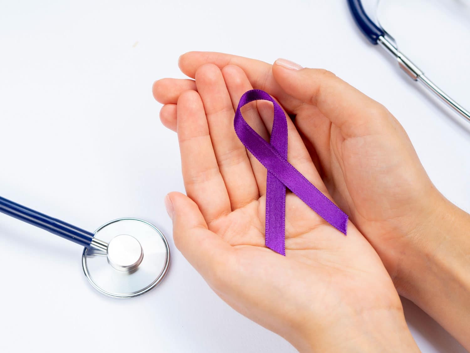 Image showing pancreatic cancer ribbon