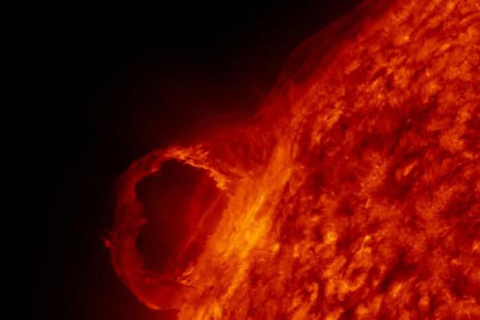Image showing solar flare