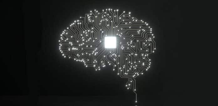 Image showing Artificial intelligence brain.