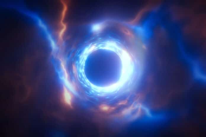 Image illustration of black hole