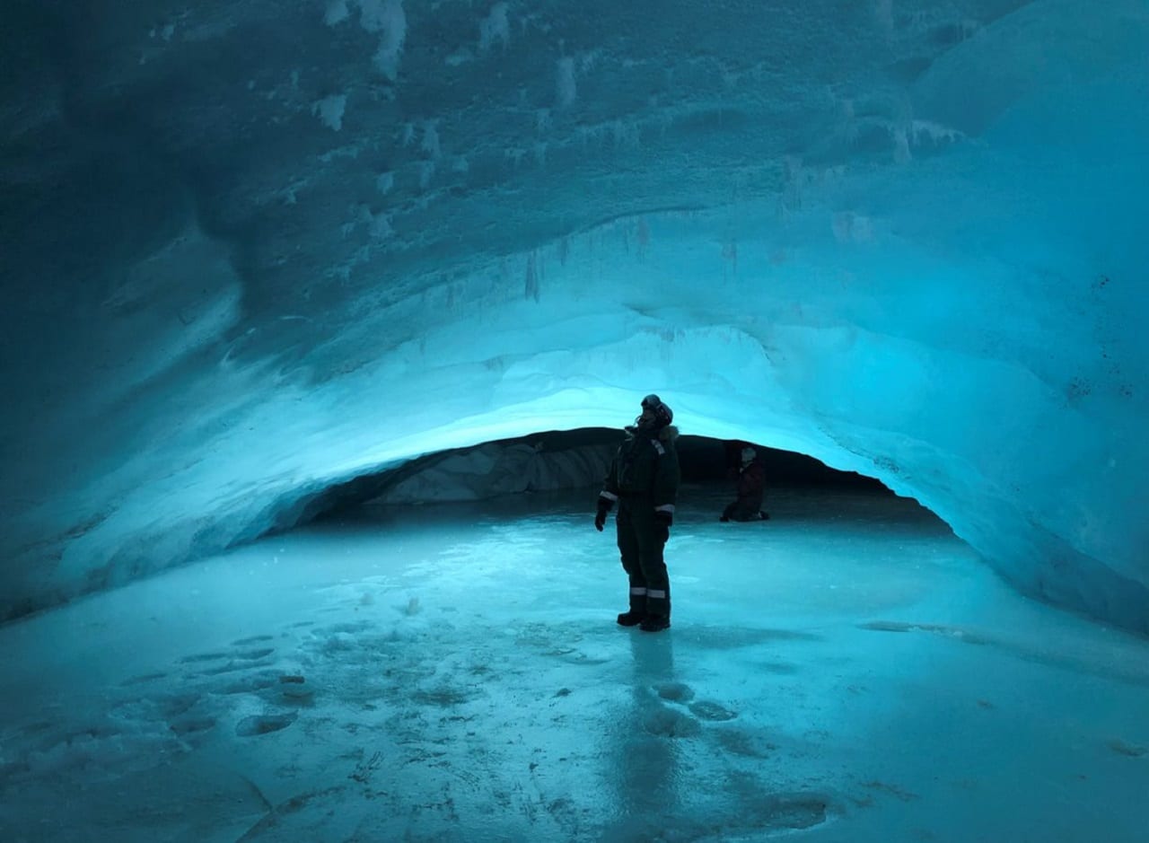 Image showing Glacier cave.