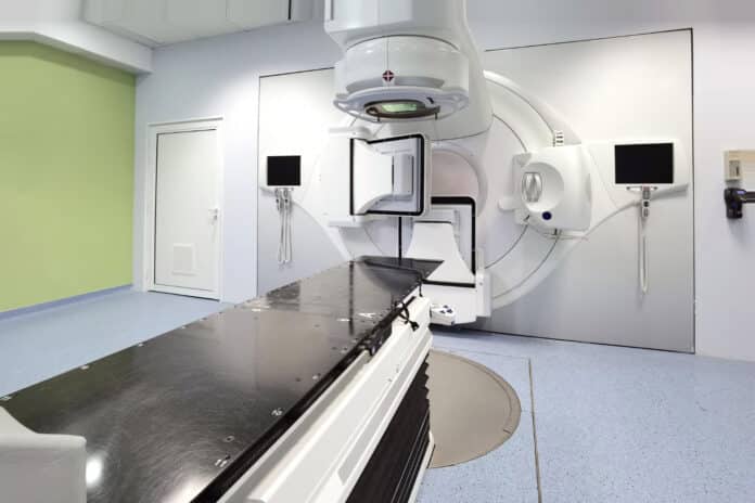 Image showing Radiotherapy setup.