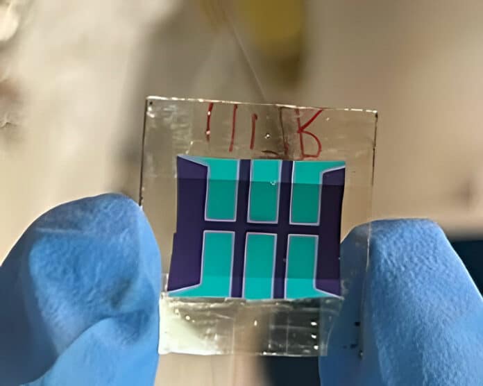 NREL researchers designed a bifacial perovskite solar cell.
