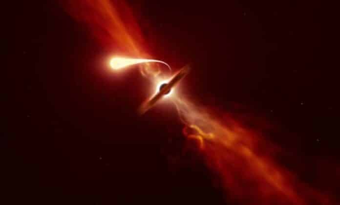 Image showing black hole.