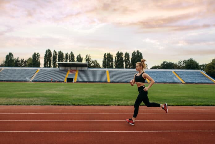 Image showing female runner
