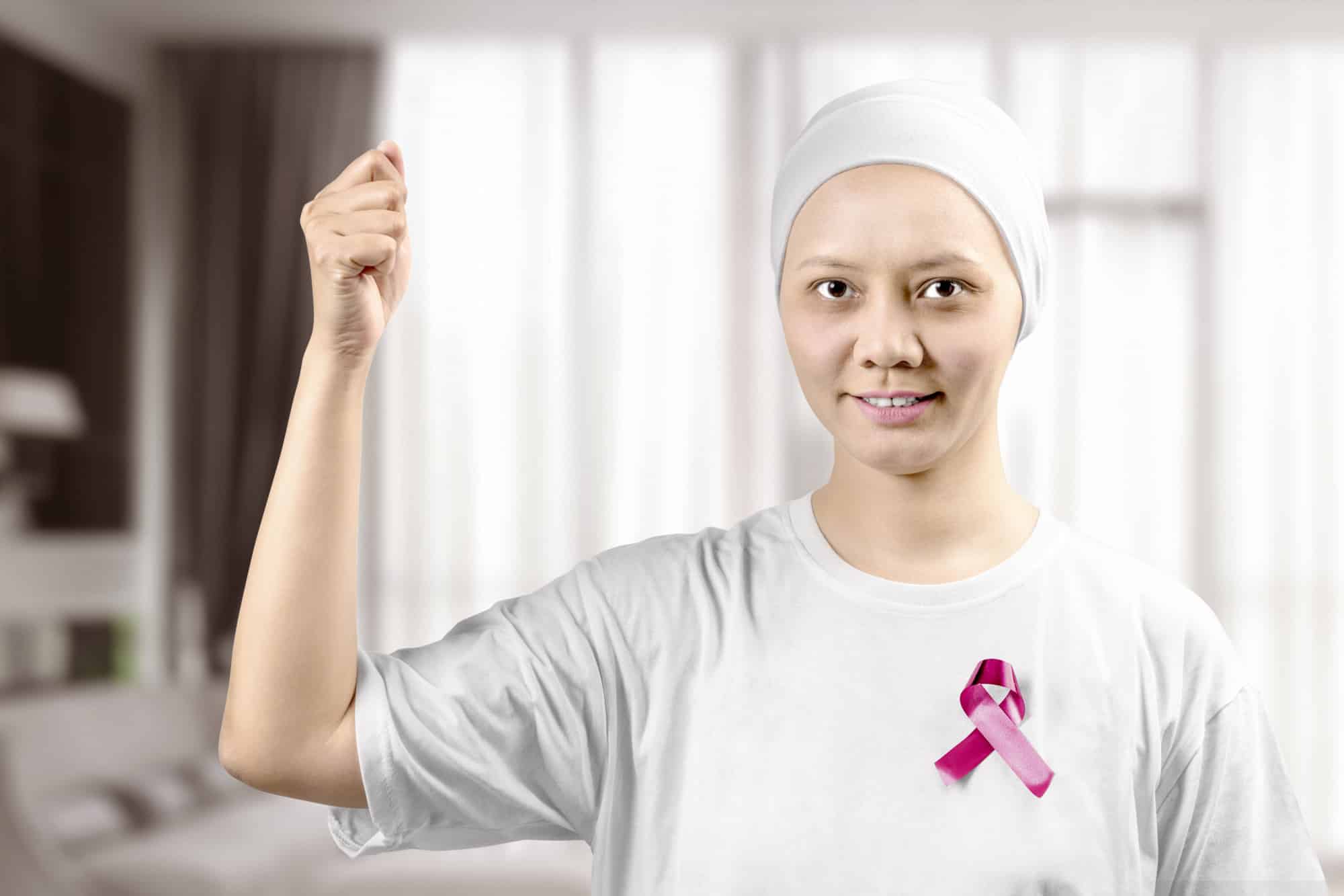 Image showing woman with cancer