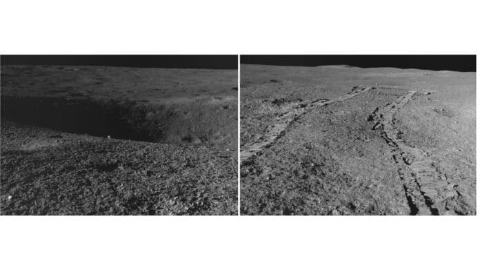 The crater that the Chandrayaan-3 rover encountered