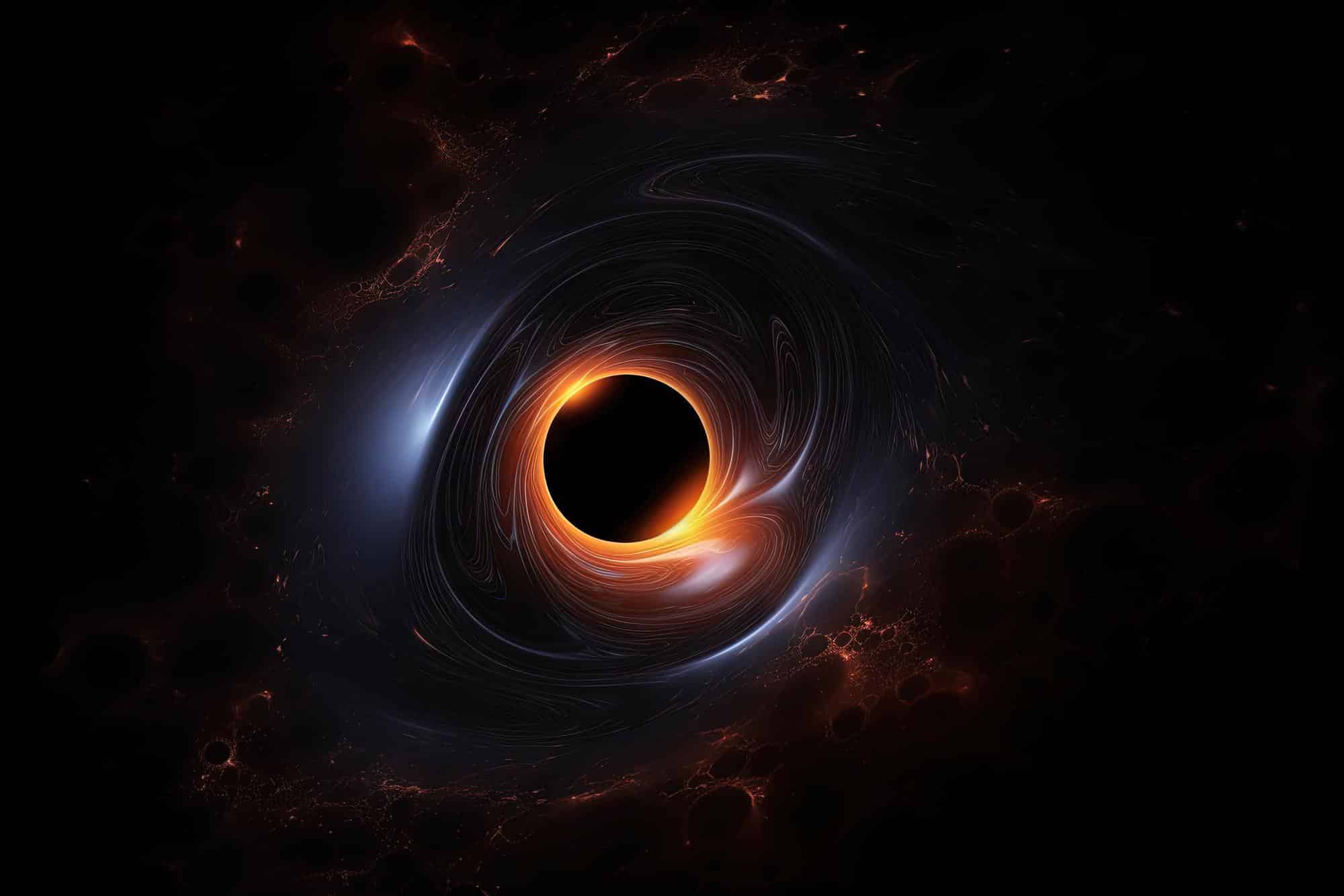 Image illustration of dark matter
