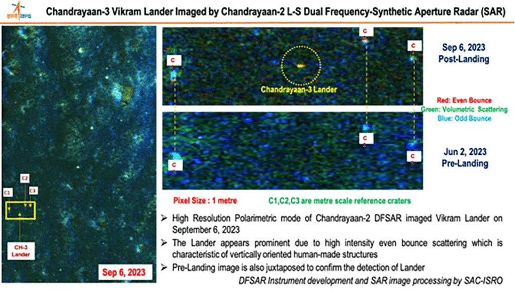 Image showing chnadrayaan-3 image captured by chandrayaan-2