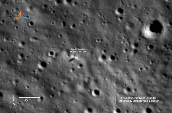 Image showing CH# landing site