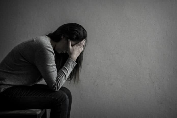 Image showing depressed woman