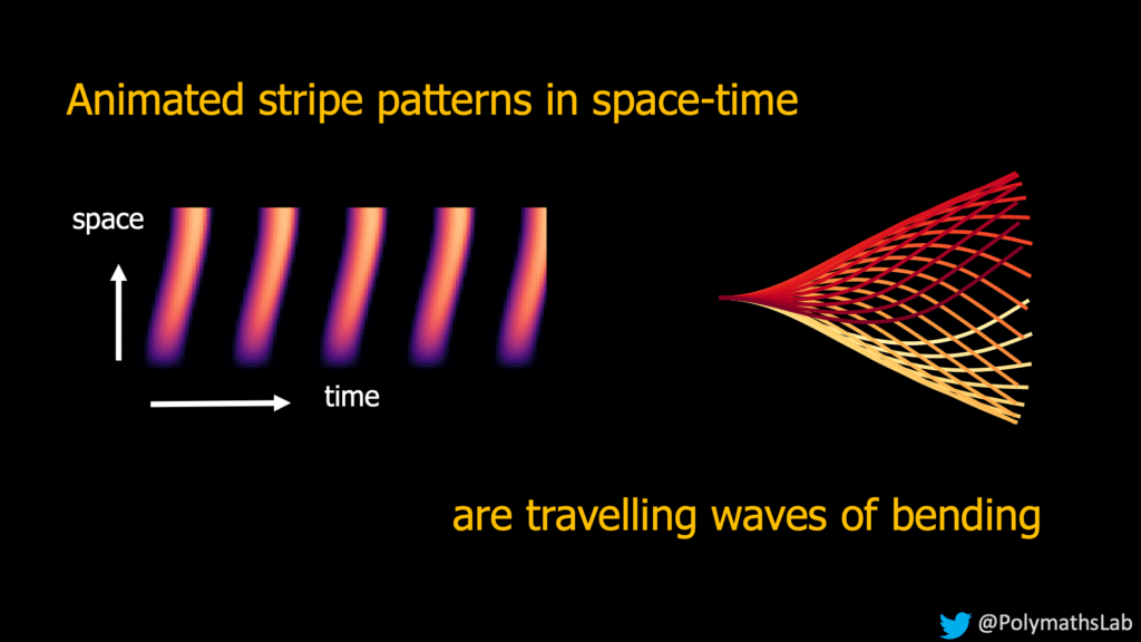 Image showing Stripe patterns in space time