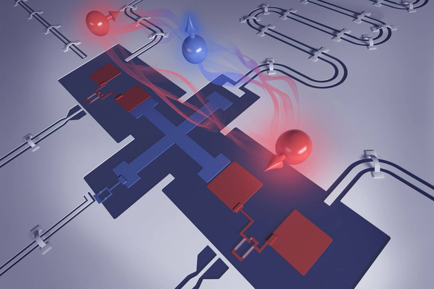 researchers' superconducting qubit architecture