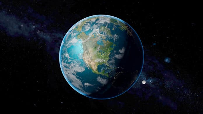 3d rendering of planet earth