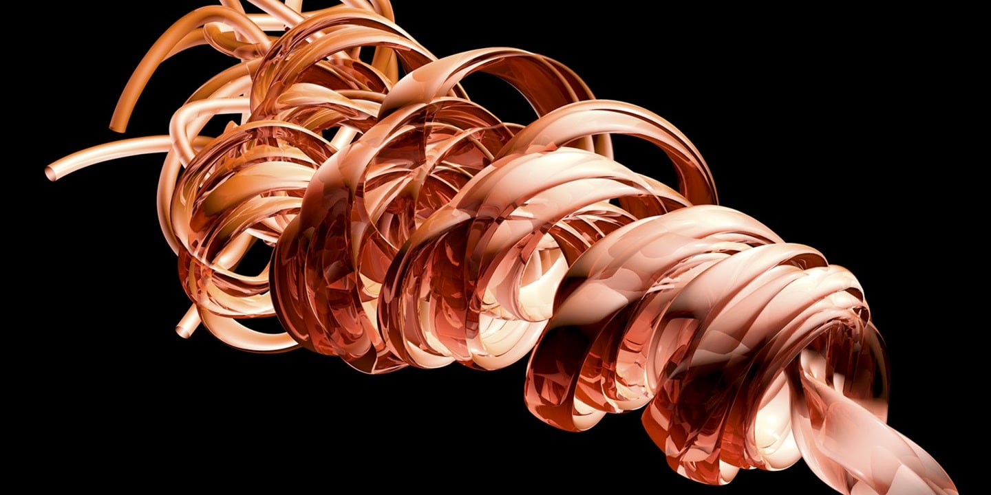 Image showing Amyloids are protein-​like aggregates that often form fibres (artist’s impression). 